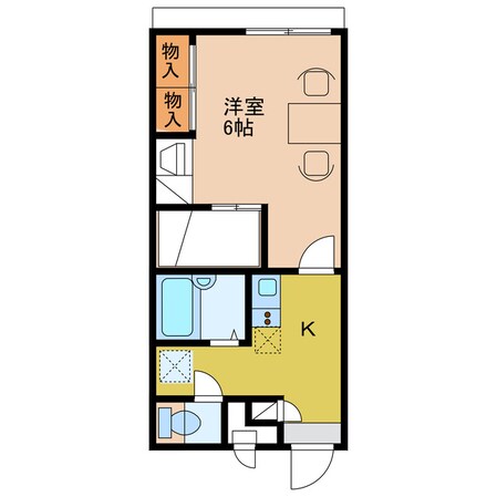 レオパレス三田ウチダ３号館の物件間取画像